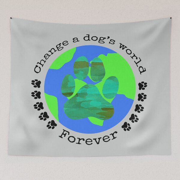 Item preview, Animal lovers - Change a dog's world forever designed and sold by PaperStorm.