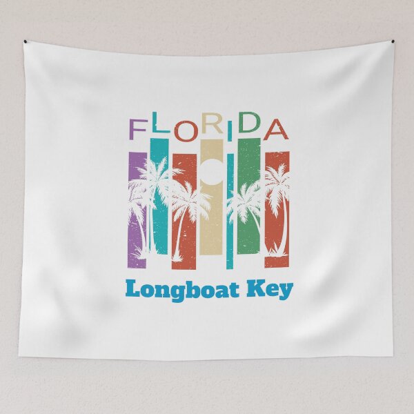 Item preview, Retro Longboat Key Florida Palm Tree Souvenir Shirt designed and sold by Theodore Cory.
