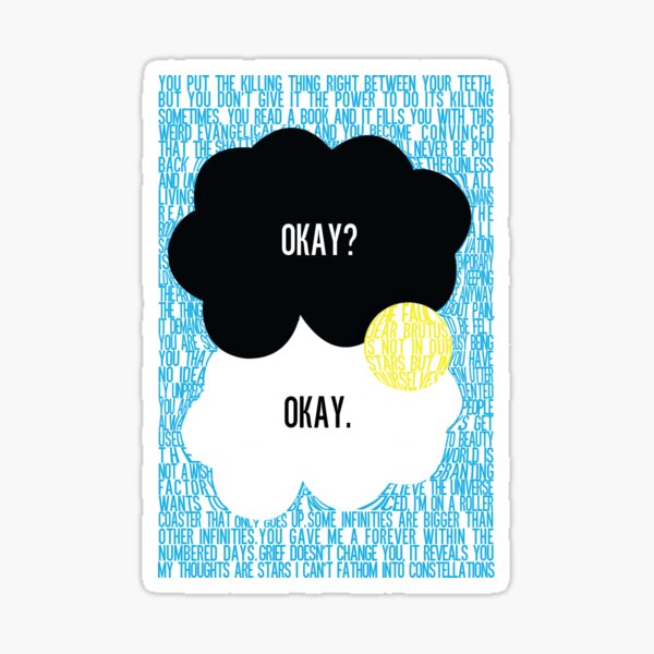 Item preview, The Fault in Our Stars Typography designed and sold by saycheese14.