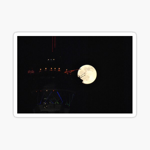 Full Moon & Stratosphere Tower Sticker