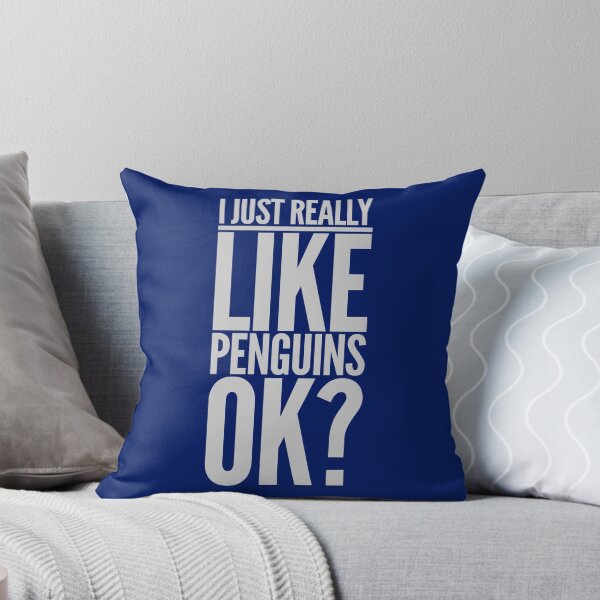 Item preview, I Just Really Like Penguins designed and sold by mosbusygaming.