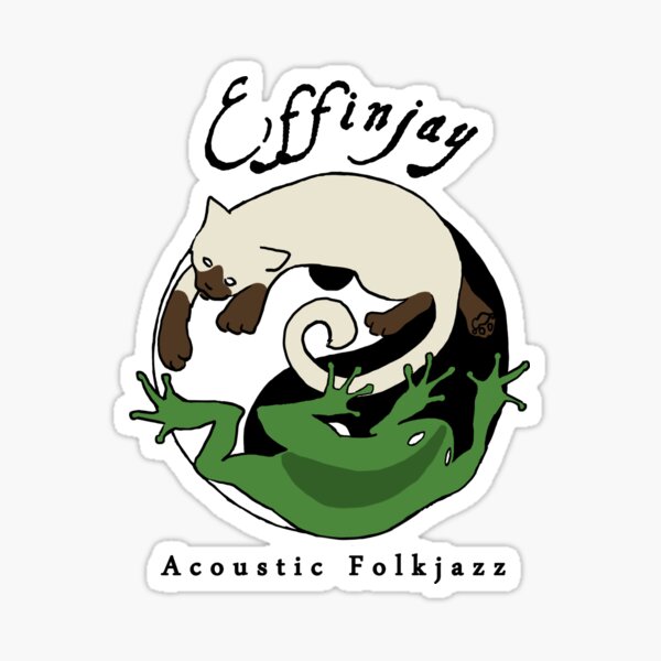 Effinjay - Dark Design Sticker