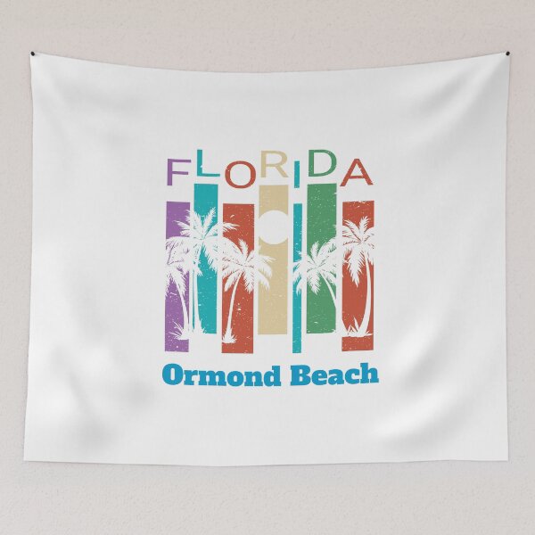 Item preview, Retro Ormond Beach Florida Palm Tree Souvenir Shirt designed and sold by Theodore Cory.