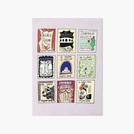 Fundas de libro de Virginia Woolf Lámina rígida