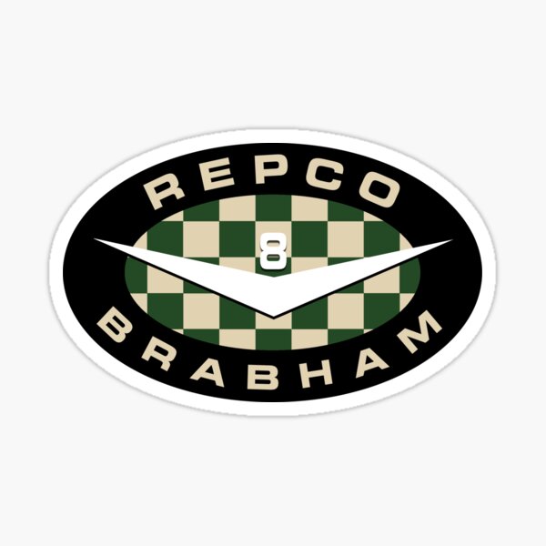Brabham Logo Sticker (7cm x 7cm) - Motorsport Gift