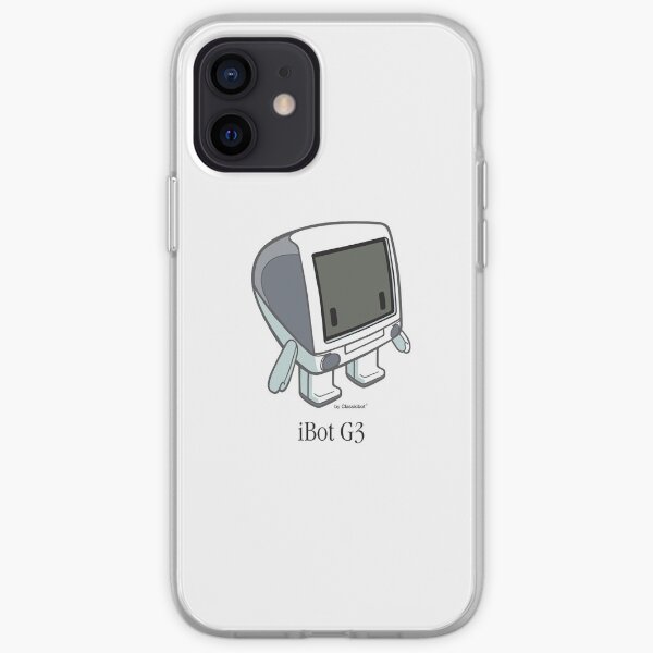 "iBot G3 Graphite" cute robot by Classicbot iPhone Soft Case