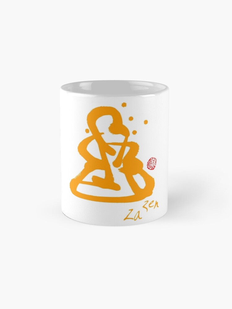 Alternate view of Za Zen - Orange Awakening Mug