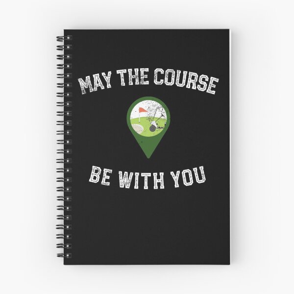 Item preview, Funny Golf t shirt May the Course be with you distressed designed and sold by farhanhafeez.