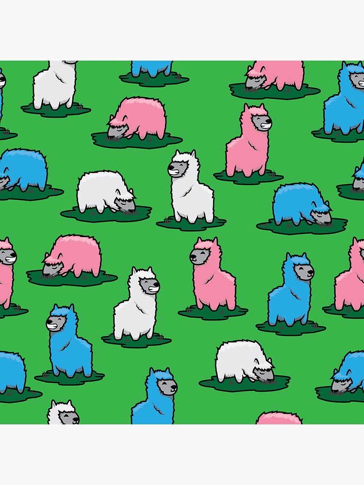 Thumbnail 3 of 3, Sticker, Pack Alpacas designed and sold by itsmidnight.