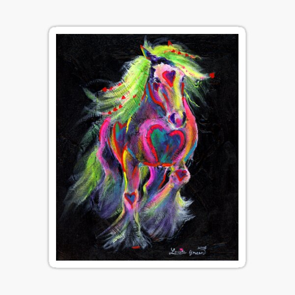 Queen Of Hearts Pony Sticker