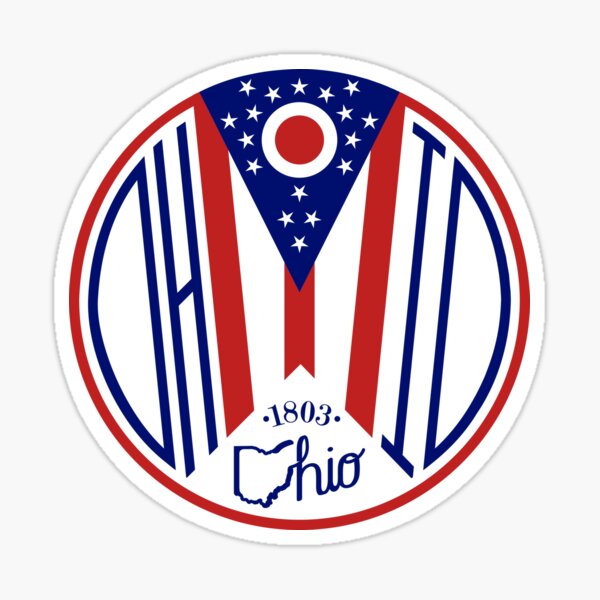 Deco Ohio Seal Sticker