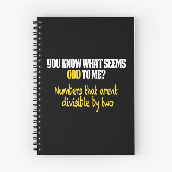 Item preview, MAth Design Funny Math Gifts You know what's odd? designed and sold by drwigglebutts.