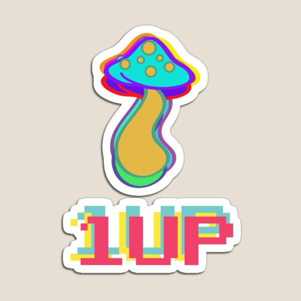 Item preview, 1UP - Magic Mushroom designed and sold by neonxiomai.