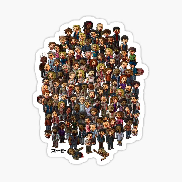 Super Walking Dead: Prison Sticker