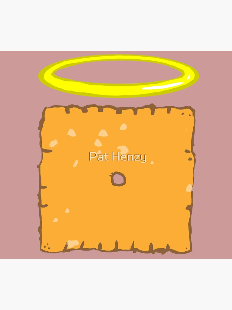 "Cheez Its Christ" Sticker by Crayonwar Redbubble