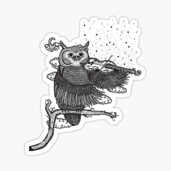 MUSIC OF THE NIGHT Sticker