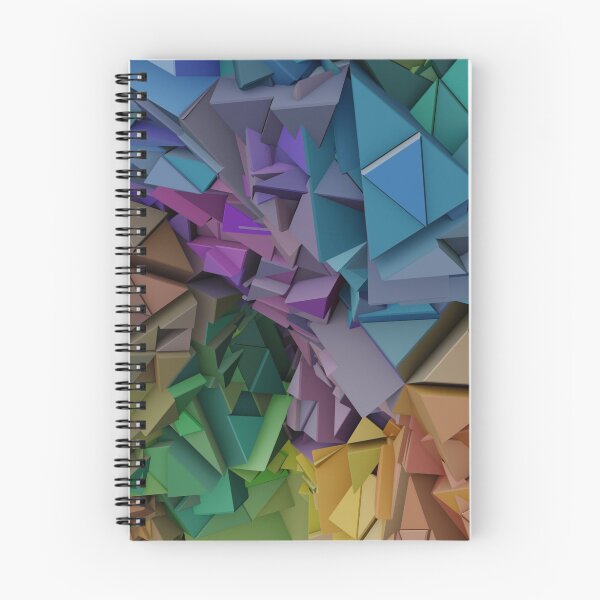 Item preview, Colorful Abstract 3D Shapes designed and sold by Kitty Bitty.