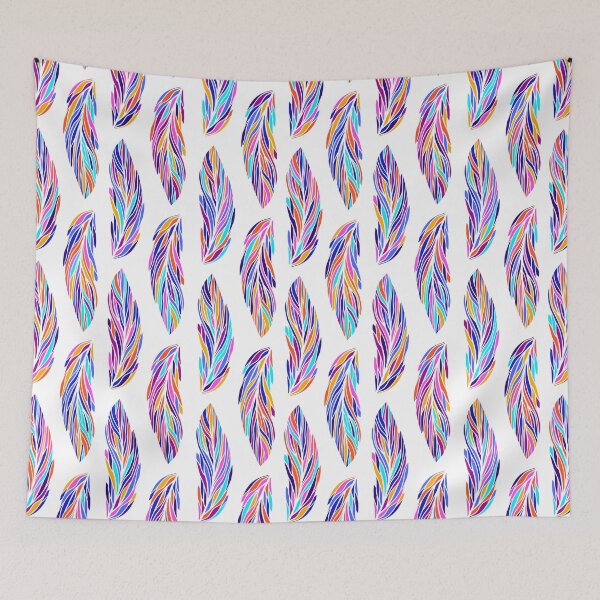 Item preview, EXOTIC BIRD FEATHERS 03, white designed and sold by Slanapotam.