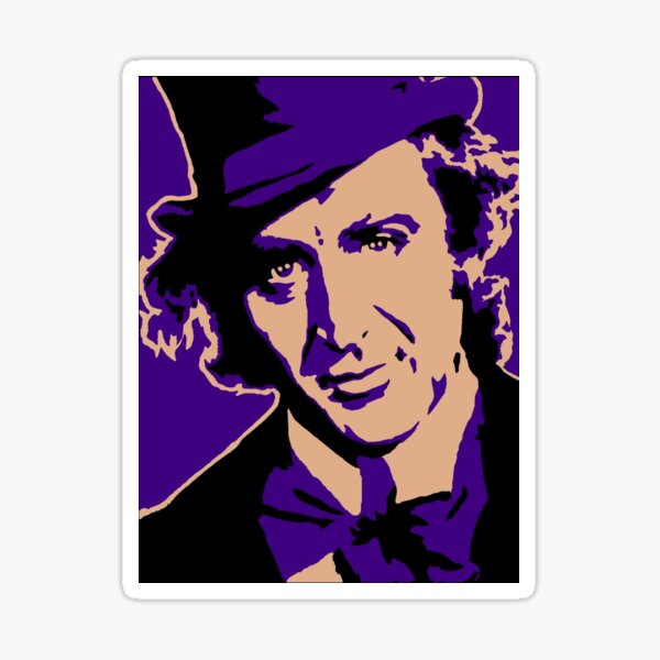 Willy Wonka Sticker