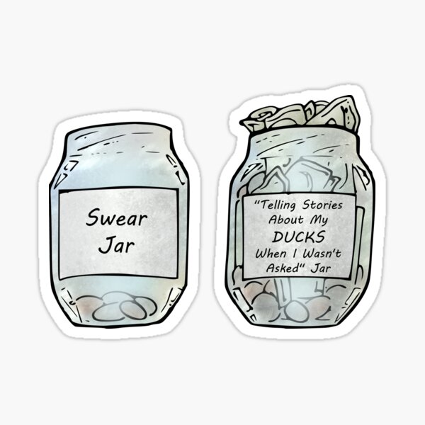 swear jar stickers for sale redbubble