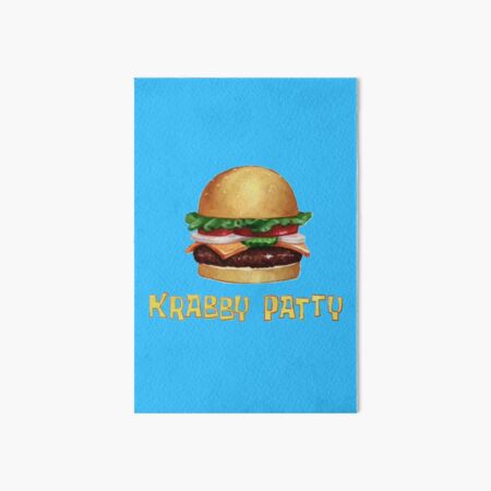 Krabby Patty Art Board Print
