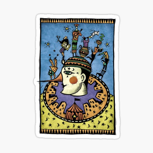 Pierrot Sticker