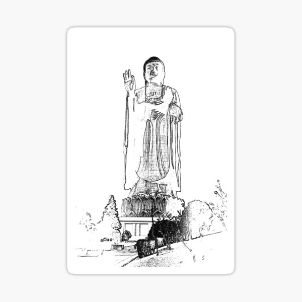 Ushiku Daibutsu Sticker