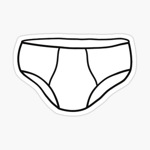 underpants Sticker for Sale by navigatorsteel