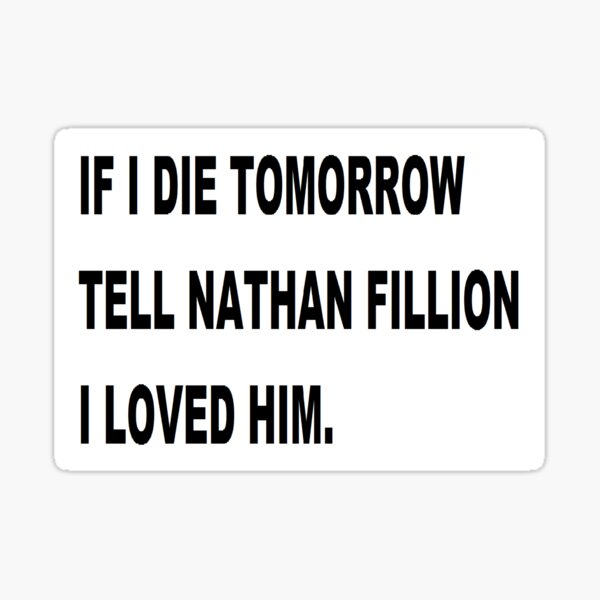 NATHAN FILLION Sticker