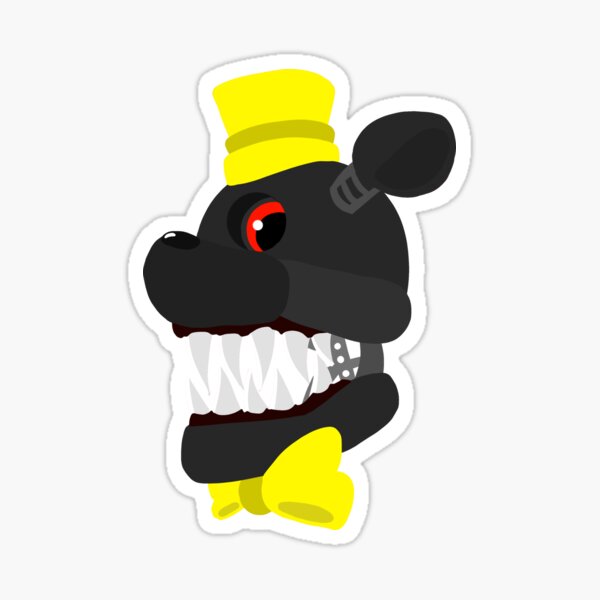 Five Nights At Freddy S Nightmare Sticker For Sale By QuestionedTurke Redbubble