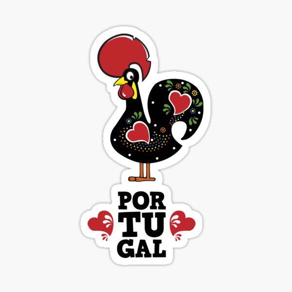 Portuguese Rooster Stickers | Redbubble