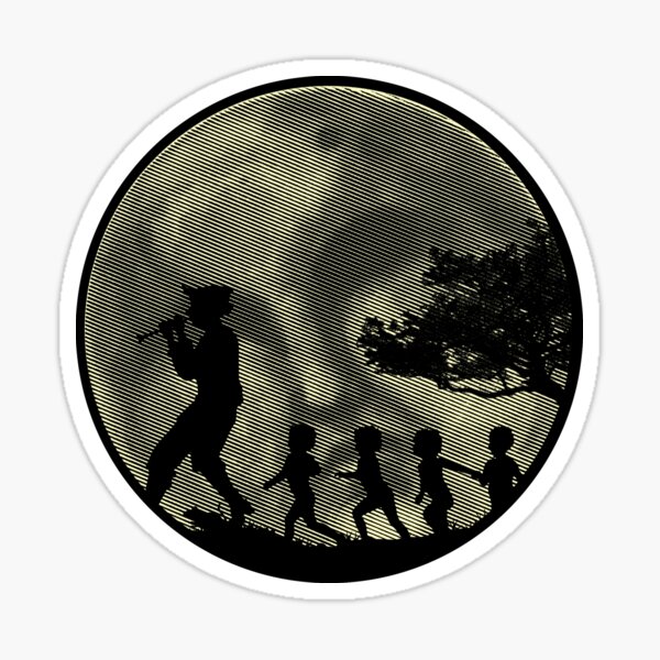Piper, Under Full Moon Sticker Sticker