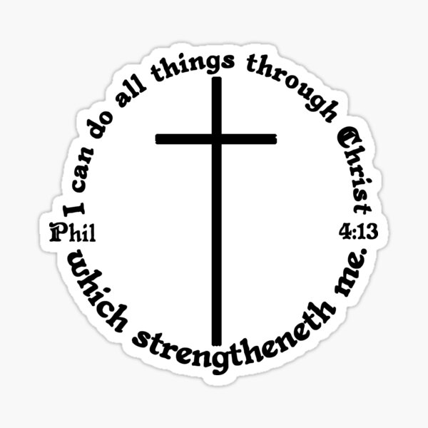 Item preview, PHILIPPIANS 4:13 circular designed and sold by Calgacus.