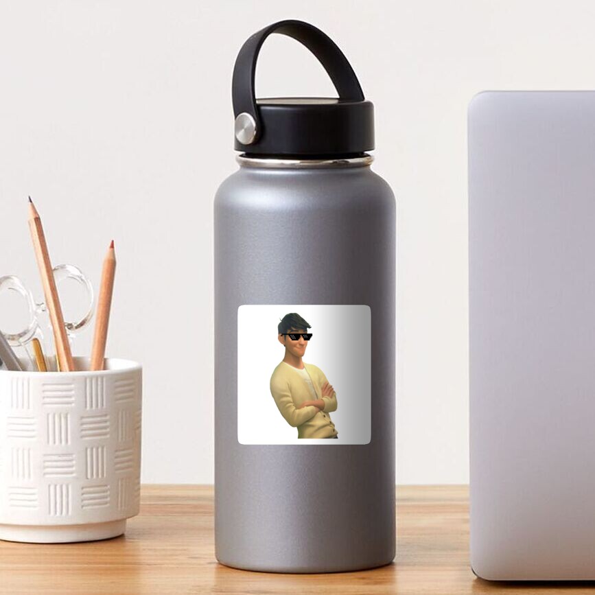 transparent tadashi hamada with swag Sticker
