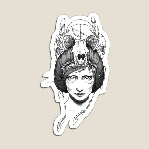 Skull Queen Magnet