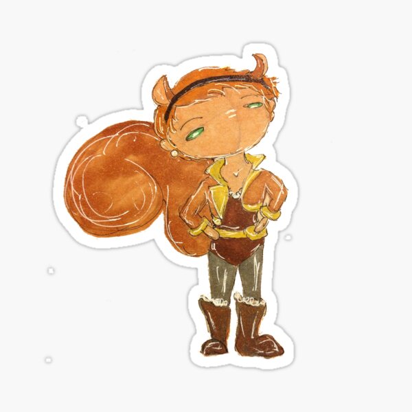 squirrel girl Sticker