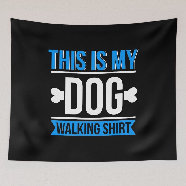 Artikelvorschau, Dog Shirt This Is My Dog Walking Shirt Gift Tee entworfen und verkauft von haselshirt.