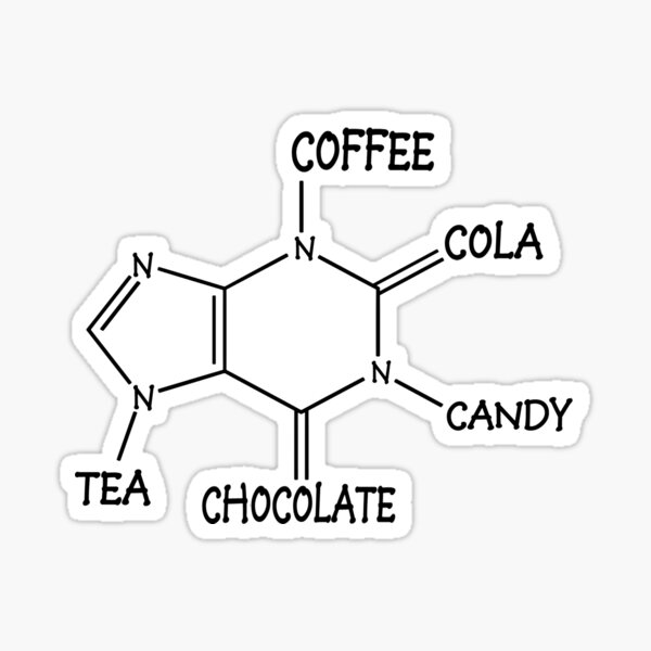 Caffeine Sticker