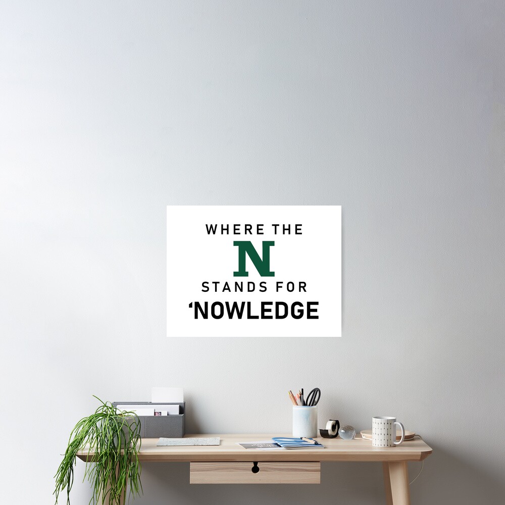 n-stands-for-nowledge-poster-by-elenestel-redbubble