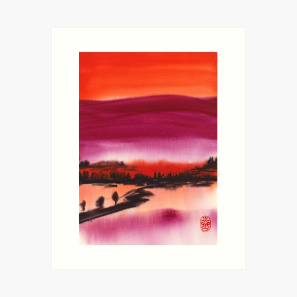 Summer Dusk Art Print