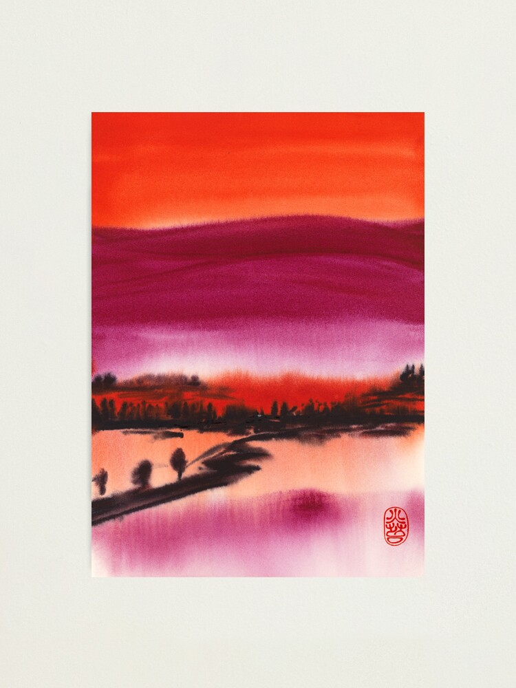 Alternate view of Summer Dusk Photographic Print