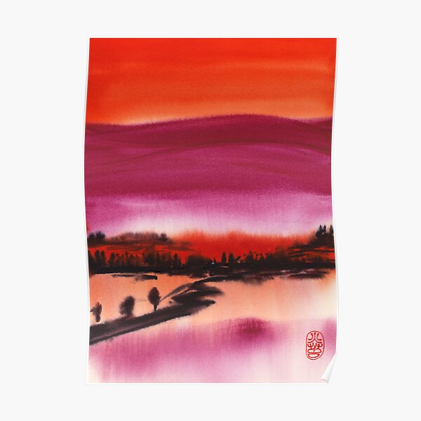Summer Dusk Poster