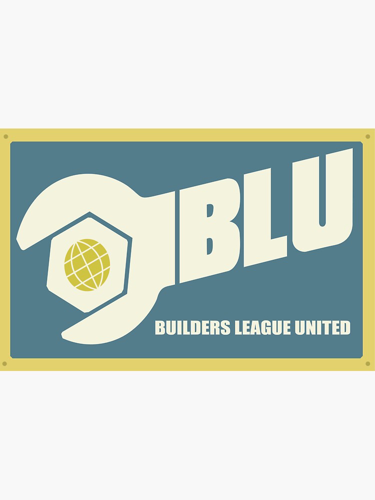 Aperçu 3 sur 3. Sticker avec l'œuvre Équipe Team Fortress 2 Blu créée et vendue par LiquidSapphir3.