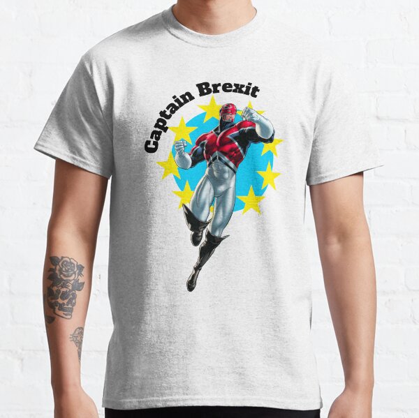 Captain Brexit - Funny Brexit tshirt - Fun Brexit t-shirt - Uk Brexit Shirt - Exit Brexit Shirt - No Brexit tshirt - United Kingdom Classic T-Shirt