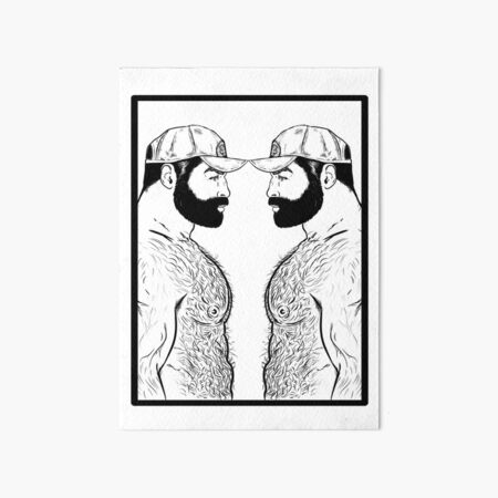 "Man 2 Man" Art Board Print by DRFILTH | Redbubble