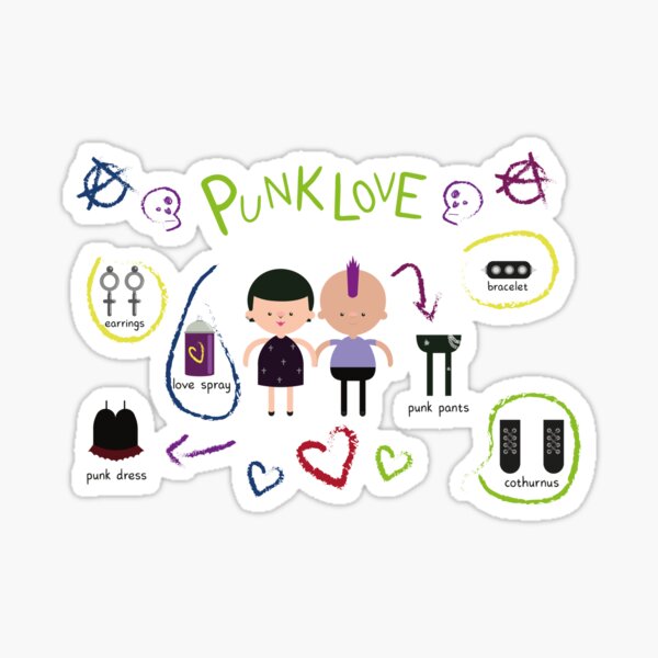 Punk Love Sticker