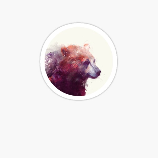 Bear // Calm Sticker