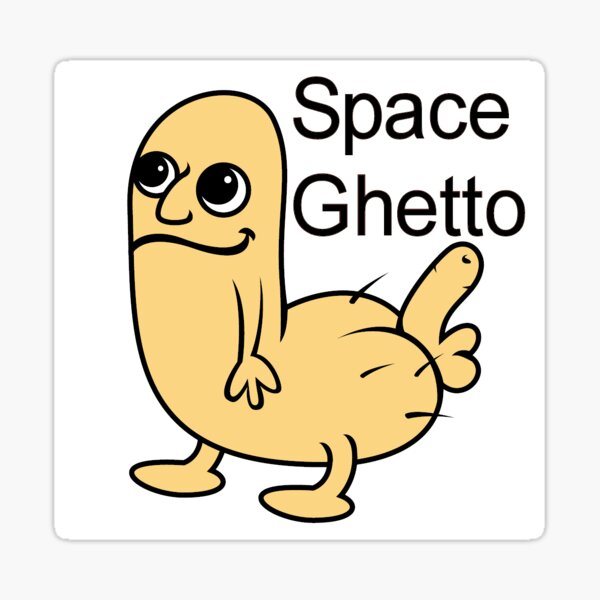 SpaceGhetto Dickbutt Sticker