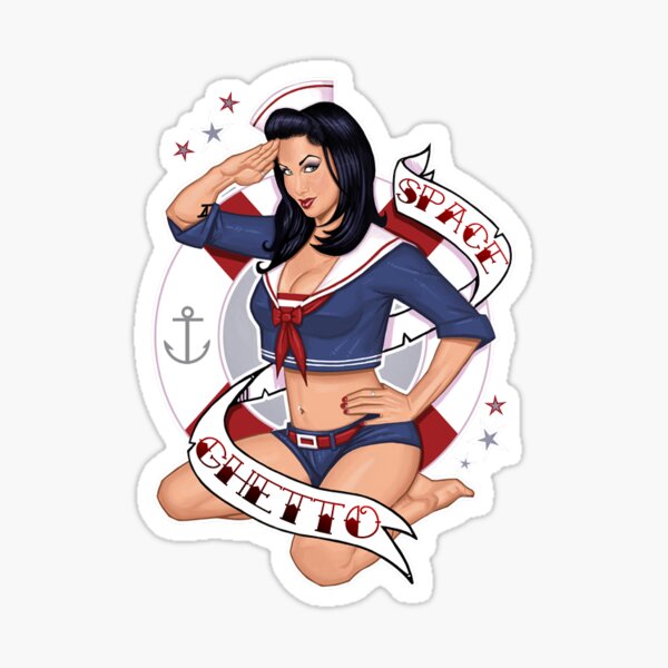 SpaceGhetto Sailor Sticker