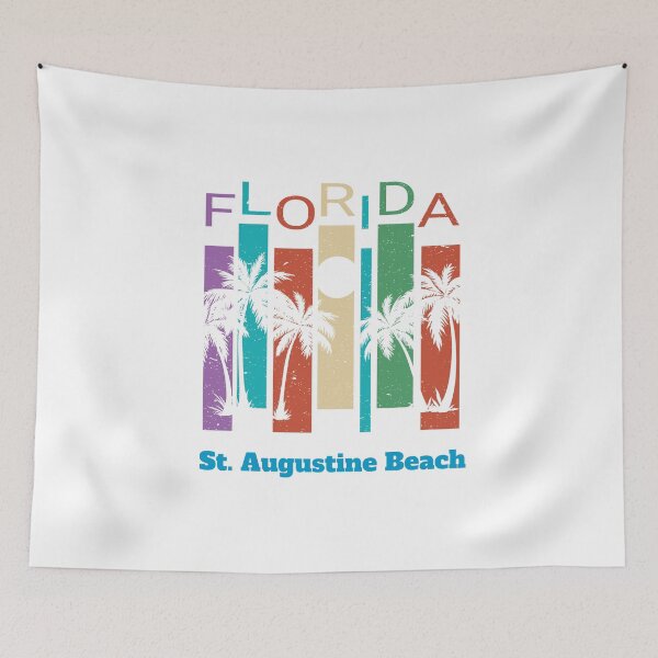 Item preview, St. Augustine Beach Florida Florida Palm Tree Souvenir Shirt designed and sold by Theodore Cory.
